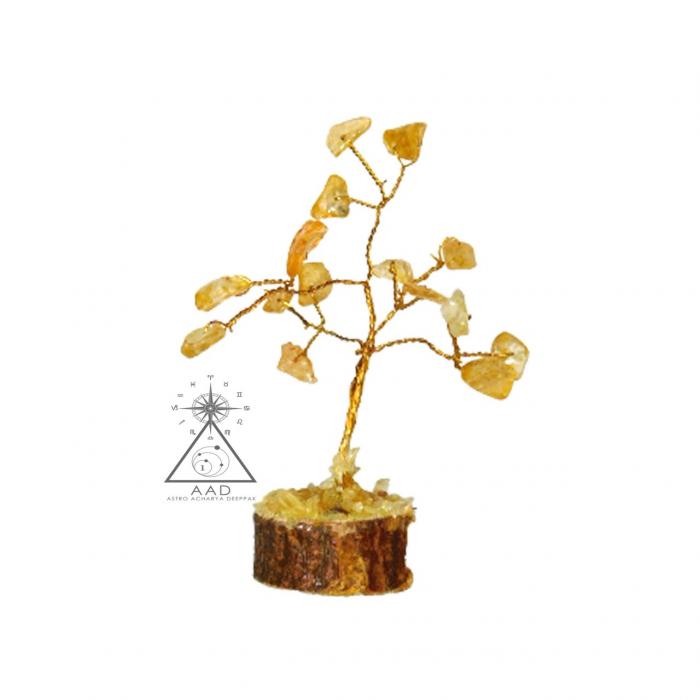 Yellow Citrine Small Tree / पीला सिट्रीन छोटा पेड़